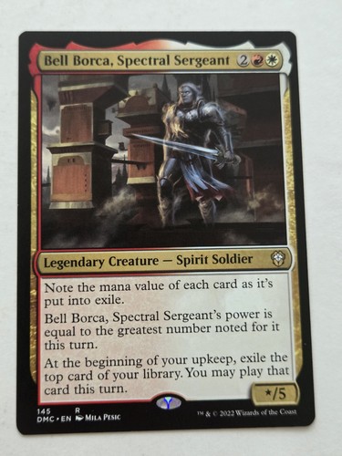 Bell borca sergente - bell, spettrale