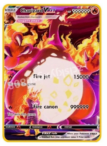 Carta pokemon charizard - carta,