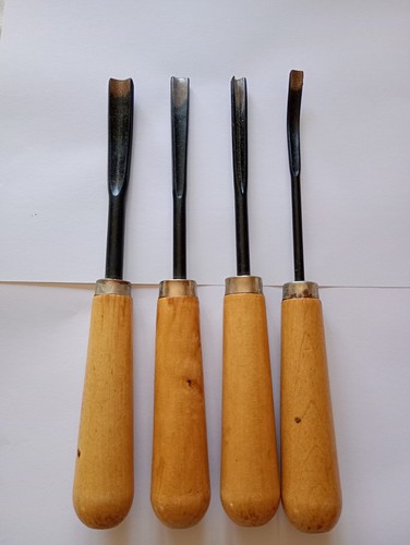 Sgorbie per intaglio set - set, 4