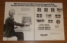 Rara Pubblicità OLIVETTI M20