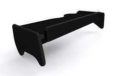 TAVOLO LUNGO CRUSCOTTO LED IN LEGNO MAN CABINA STRETTA TGA TGL NERO