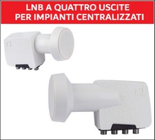 Convertitore Satellitare LNB 4