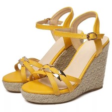 Sandali Donna Zeppa Corda