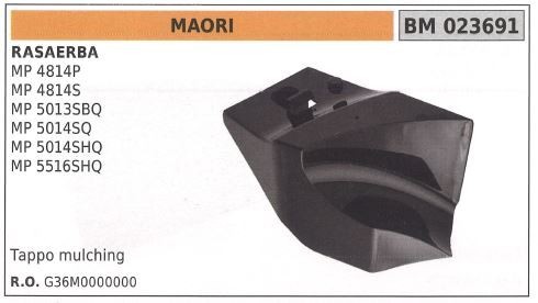 Tappo mulching maori rasaerba - tappo,