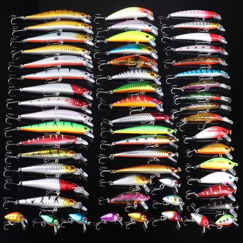 56pcs minnow fishing lure - 56pcs,