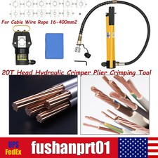 Pinza crimpatrice idraulica testa 20T nuova crimpatrice utensile per cavo fune 16-400 mm²