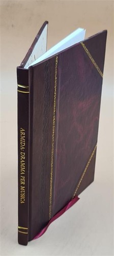 Armida dramma per - armida;,