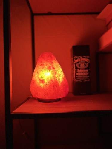 Lampada pietra sale - di,