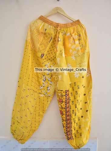 Pantaloni harem patchwork