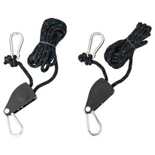 2 tiranti per bottiglia con corda a cricchetto 2,5 m 136 kg