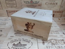 Cassetta porta vino in legno