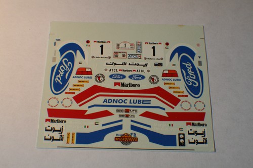 Decal ford escort - decal, 1/43