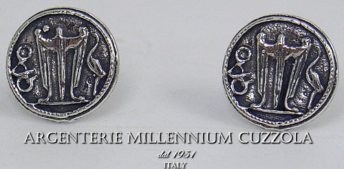 Orecchini monete argento - orecchini,
