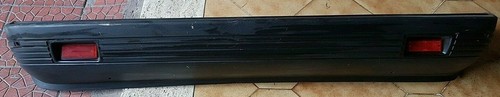 Paraurt posteriore nero - paraurt,