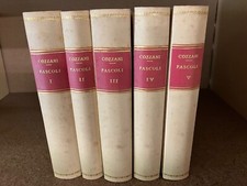 PASCOLI Vol. I II III IV V