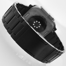 Cinturino in titanio con fibbia pieghevole aggiornata per Apple Watch Ultra 2 / Ultra 49 mm