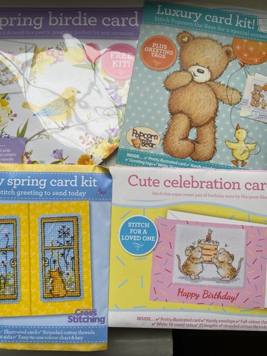 Kit carte punto croce - di,
