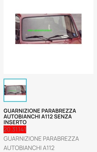 Autobianchi a112 guarnizione - autobianchi,