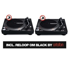 Reloop RP-4000 MK2 Coppia Giradischi Pro a trazione diretta x Dj incl. testina