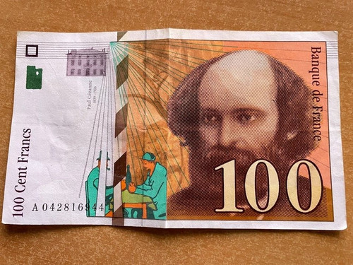 100 franchi francesi - , 1998