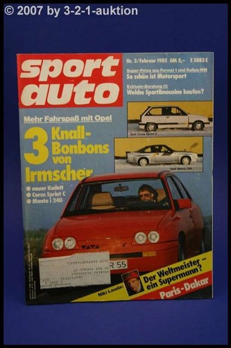 Auto sportiva opel kadett - auto,