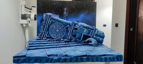 Diorama myth cloth saint - diorama,