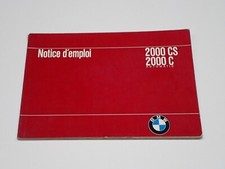 BMW 2000 CS 2000 C MANUALE LIBRETTO USO E MANUTENZIONE1966 NOTICE D'EMPLOI