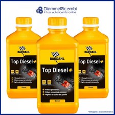 BARDAHL TOP DIESEL+ 3 L ADDITIVO PROTEZIONE PULIZIA MOTORE AUTO GASOLIO INIET...