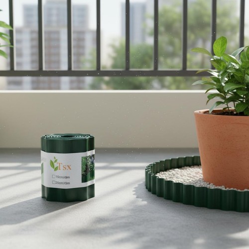 Bordura ondulata verde effetto - bordura,