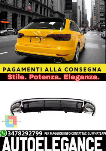 Diffusore posteriore look - posteriore,