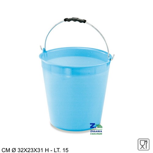 Secchio adda in plastica - secchio,
