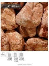 Ciottolo di marmo Rosso Verona