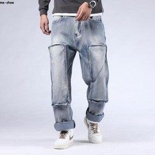 Jeans hip hop da uomo denim