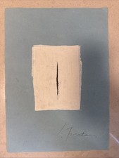 LUCIO FONTANA - OPERA SU CARTONCINO