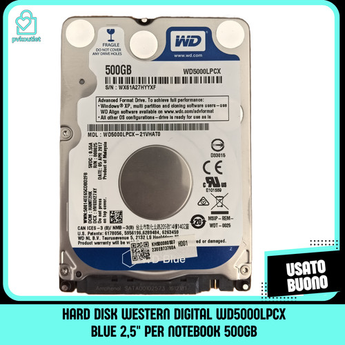 Hard disk blue 500gb 5 - hard,