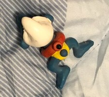 Smurf puffo Nuoto Nuotatore salvagente Peyo vintage anni ‘80 perfetto.