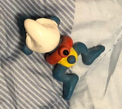 Smurf puffo nuoto nuotatore - smurf,