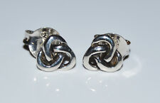 ORECCHINI ARGENTO 925 A LOBO nodo celtico  idea regalo donna uomo