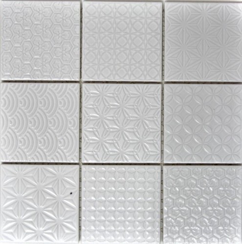 Piastrelle mosaico retrò - piastrelle,