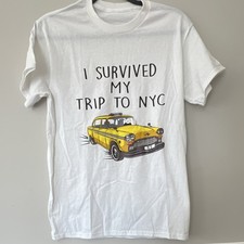 Men's White Cotton Graphic