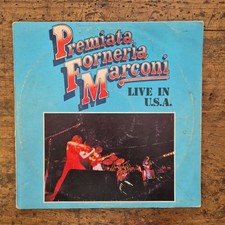 LP Premiata Forneria Marconi Live In USA DZSLN 55676 Italy 1974 Musica Italiana