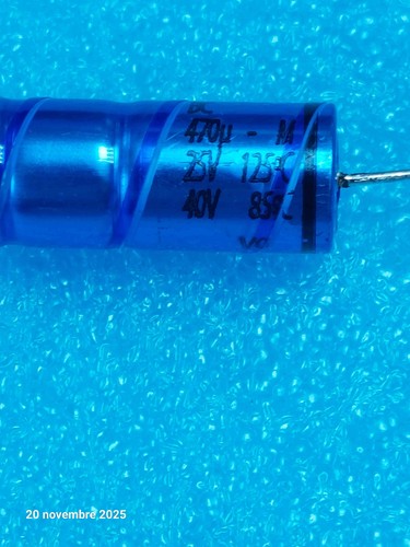 Lot condensateur axial - lot,