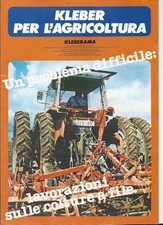 Advertising Pubblicità d'epoca pneumatici KLEBER per l'agricoltura 2 pagine