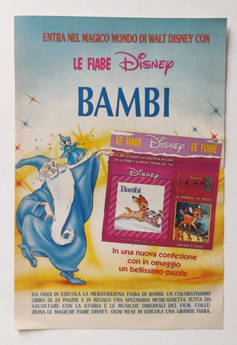 Pubblicita fiabe disney - le,