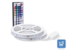 Striscia Led 2x5 Metri Telecomando RGB Resistente all'Acqua 20 Colori 9 Modalità