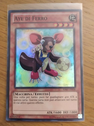 Carta aye di ferro - yu-gi-oh-,