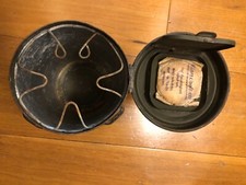 contenitore metallo maschera antigas tedesca con accessori