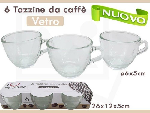 Set pezzi tazzine tazze - 6,