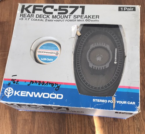 Kenwood kfc 571 stereo rear - kenwood, kfc-571