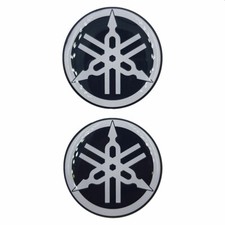 2 ADESIVI in RESINA 3D Tondi